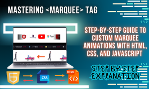 How to use marquee tag in HTML