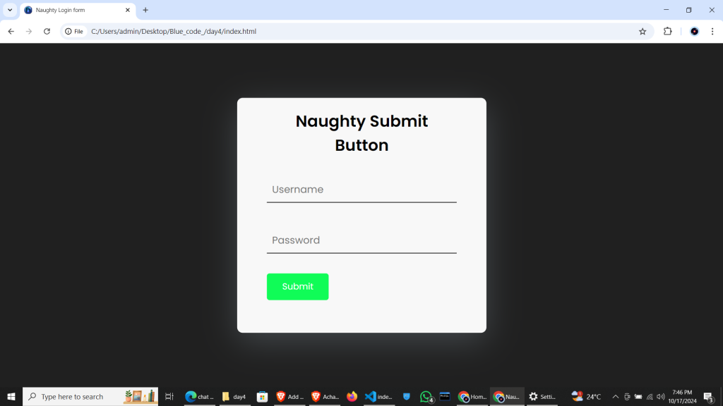 css button