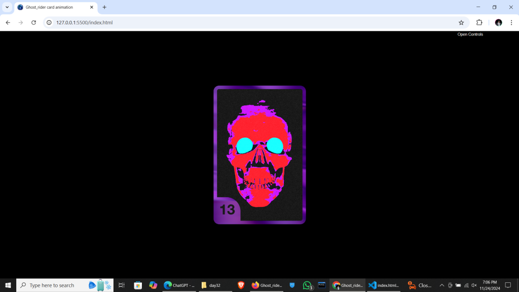html card