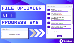 File Uploader with Smooth Progress Bar or Bar Progression: 7 Unique Features You Won’t Find in Usual Uploaders + Free Code & Easy Tutorial