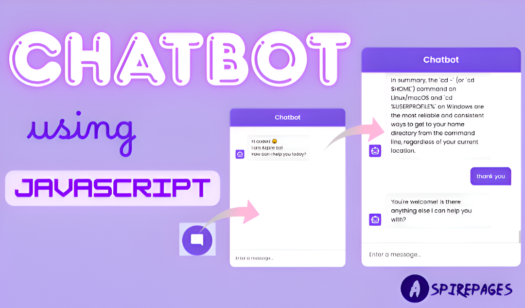 Responsive AI chatbot UI built with HTML CSS and JavaScript