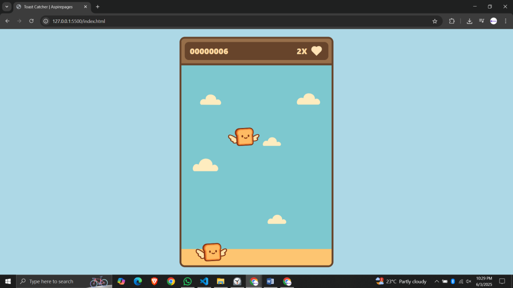 Toast Catcher JavaScript Project